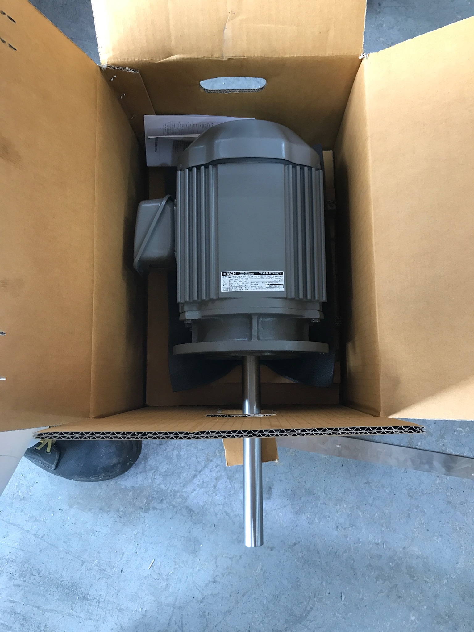 長軸、ロングシャフトのモーター製作